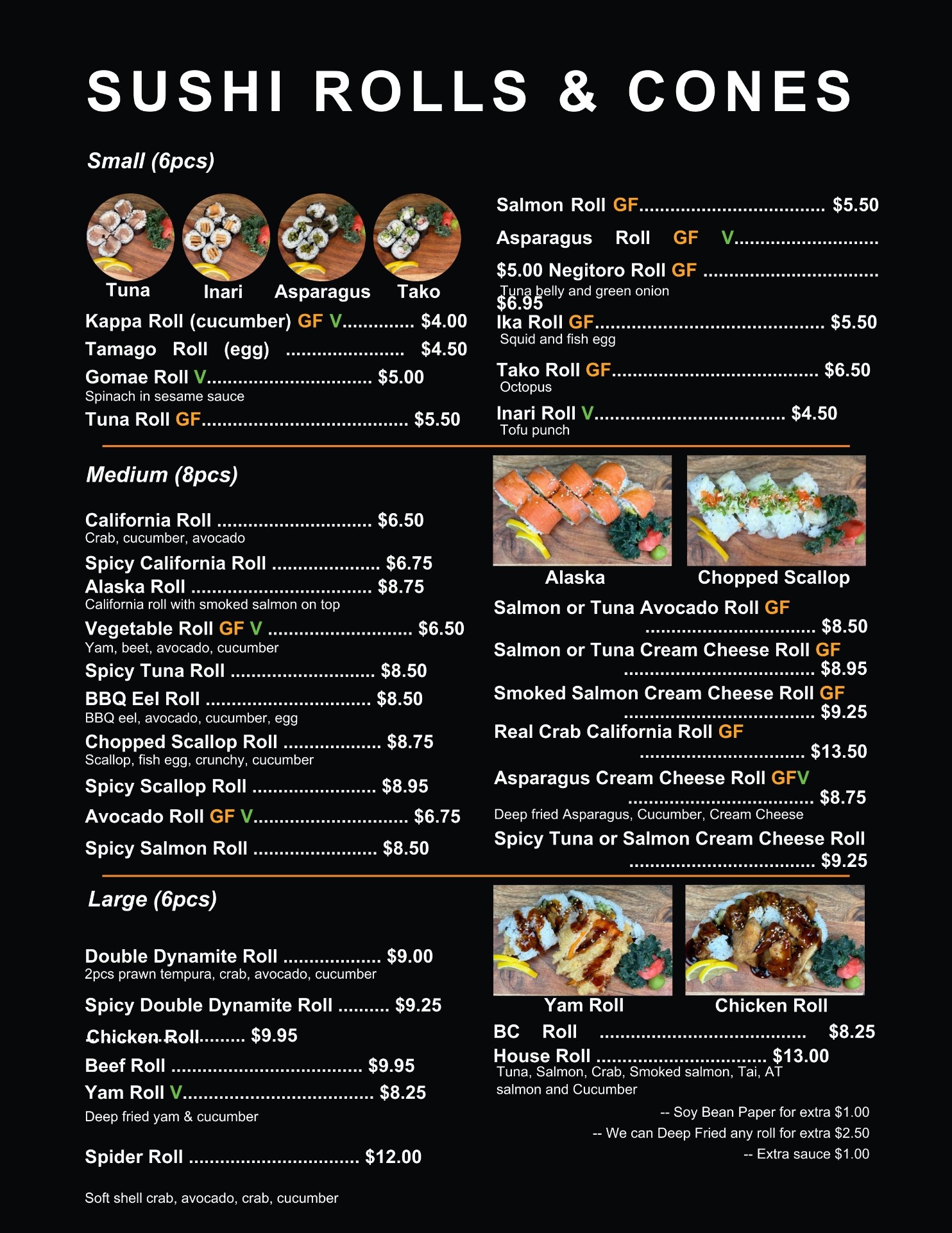 SUSHIROLLS&amp;CONES